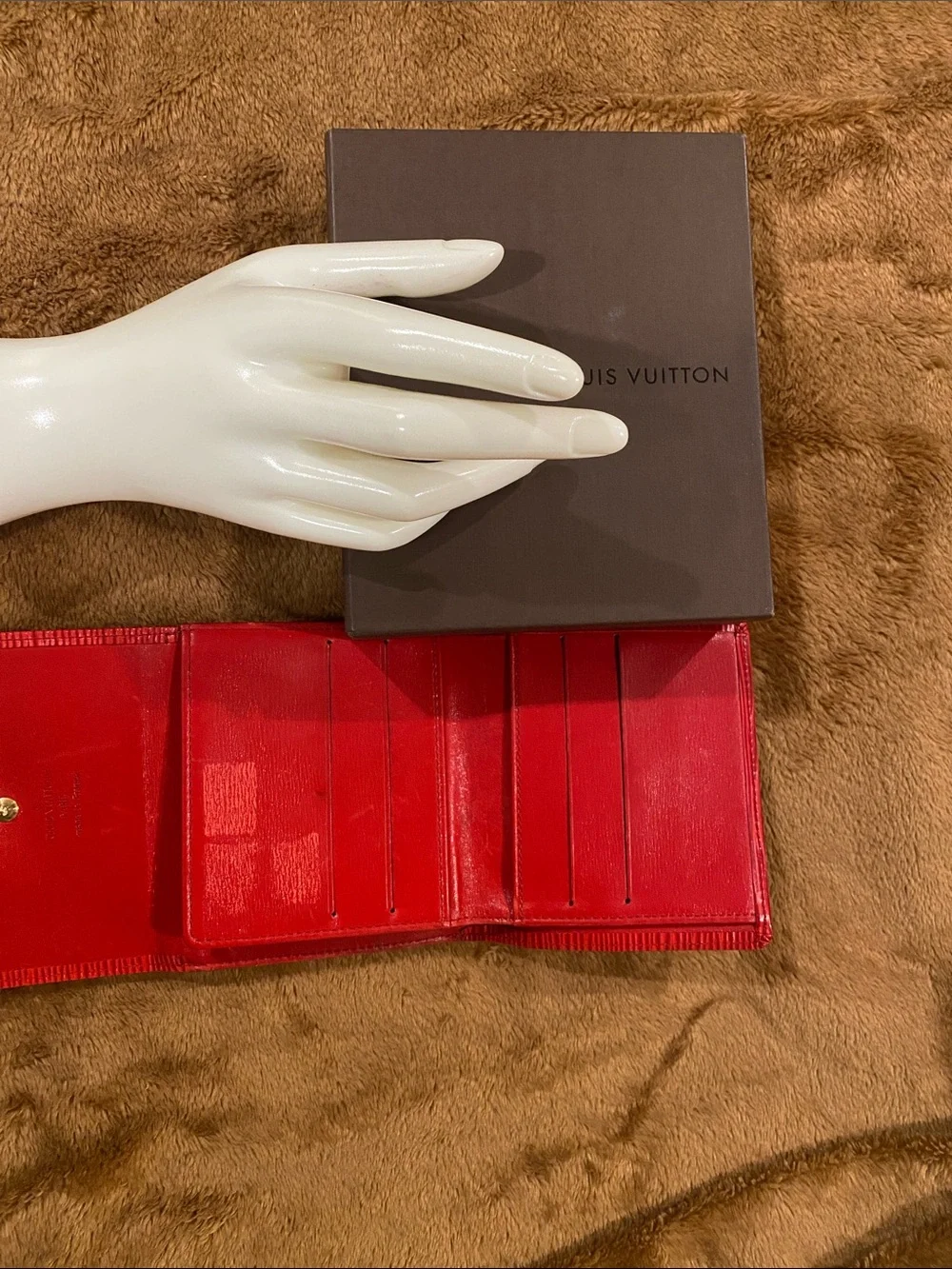 Louis Vuitton triple compact wallet